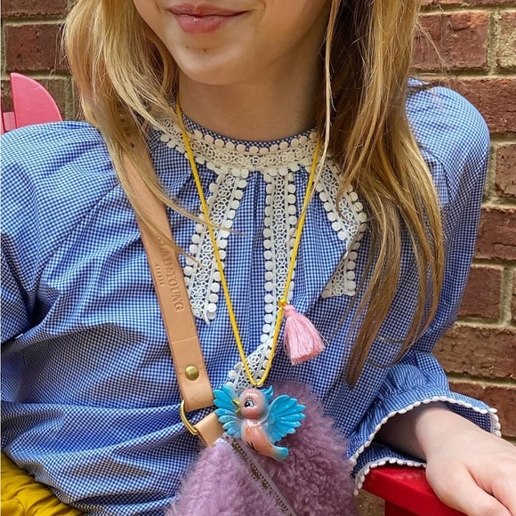 TiA CiBANi KiDS Embroidered Button 5 / 6 Sophia peasant blouse top NWT - Picture 7 of 8